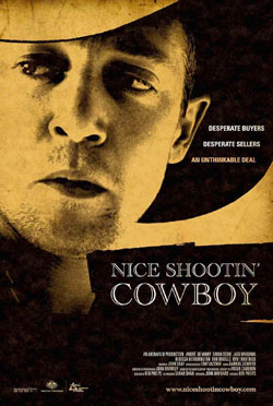 Nice Shootin Cowboy Poster
